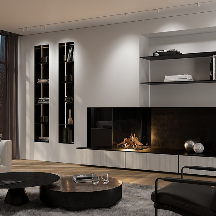 Dru Maestro 60/2 Tall Eco Wave Balanced Flue Gas Fire