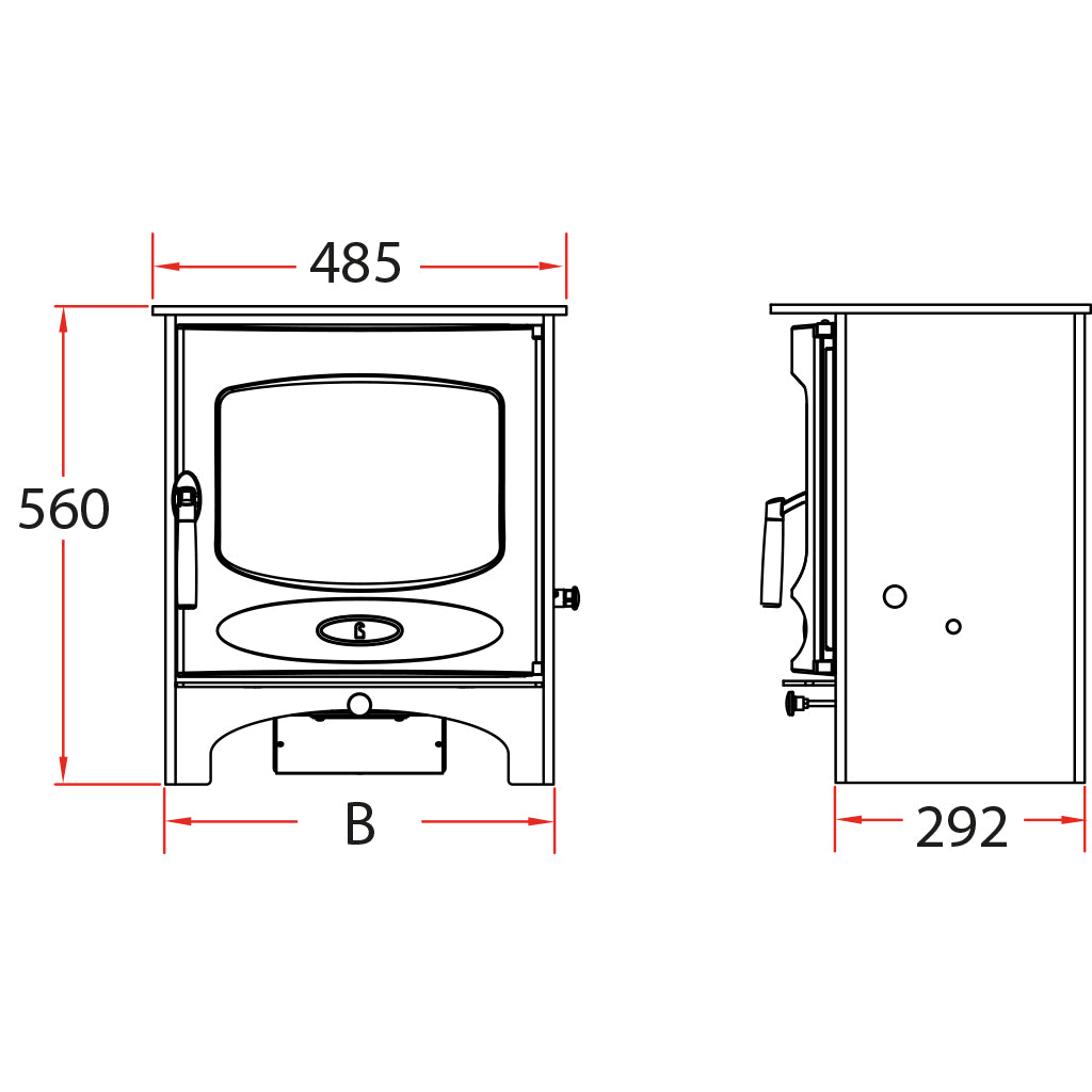 Charnwood C-Five Duo Multi-Fuel Stove