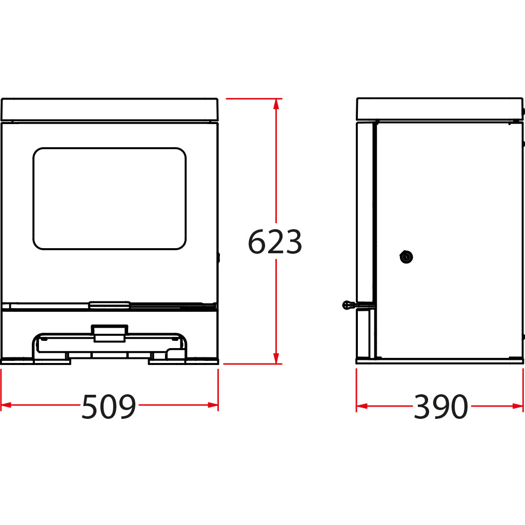 Charnwood Skye 5 Multi-Fuel Stove