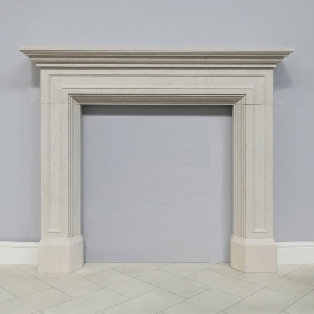 The Chatsworth Limestone Fireplace