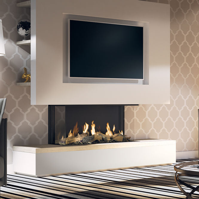 Dru Global 100 Triple Balanced Flue Built in Gas Fire