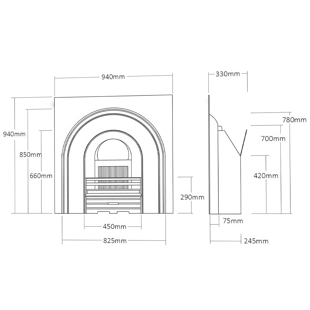 Victoria Black Insert