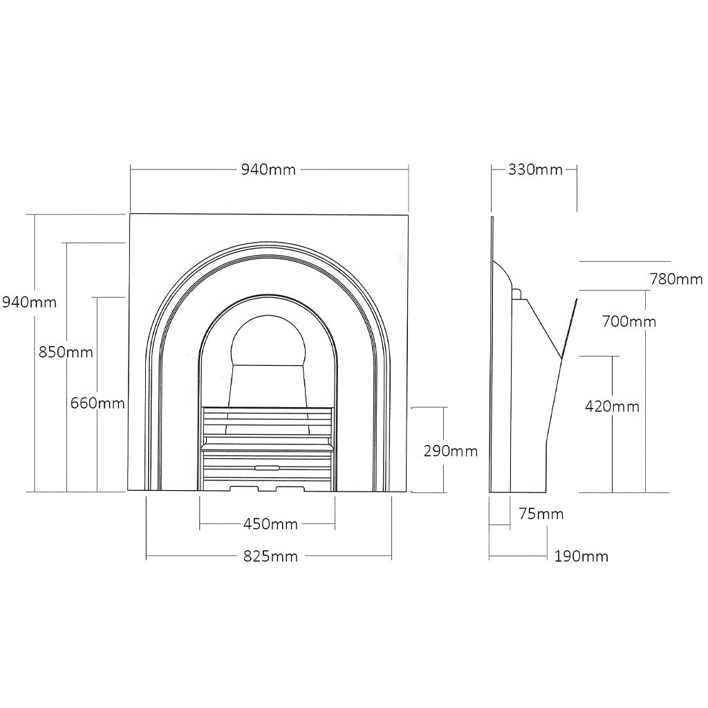 Victoria Black Insert