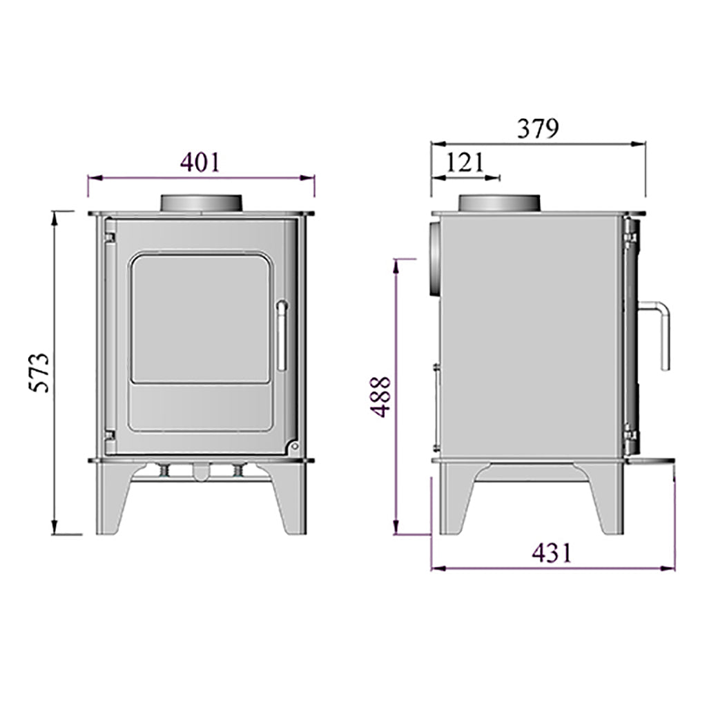 Morso 04 Wood Burning/Multifuel Ecodesign Stove
