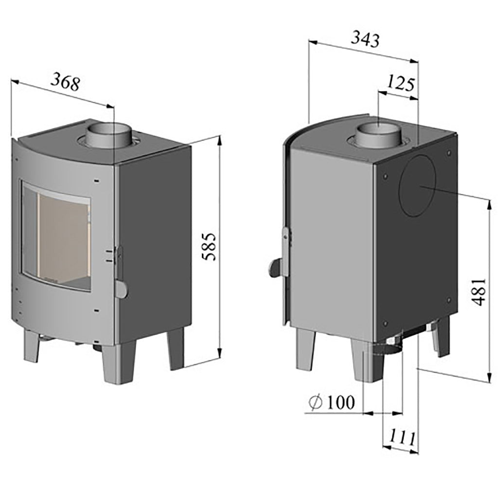 Morso S11-42 Wood Burning/Multifuel Stove