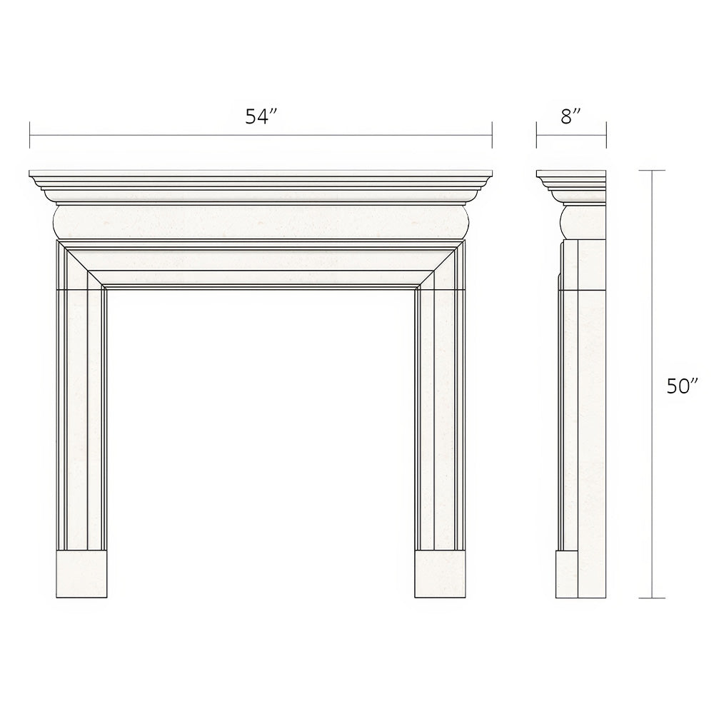 The Pembroke Bolection Fireplace