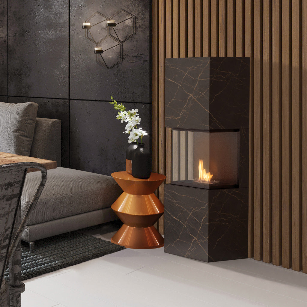 Freestanding bioethanol fireplace