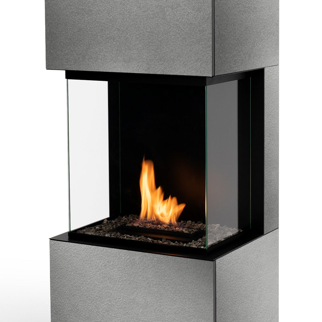 Freestanding bioethanol fireplace