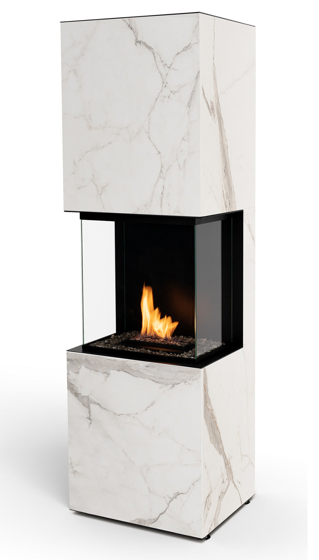 Freestanding bioethanol fireplace