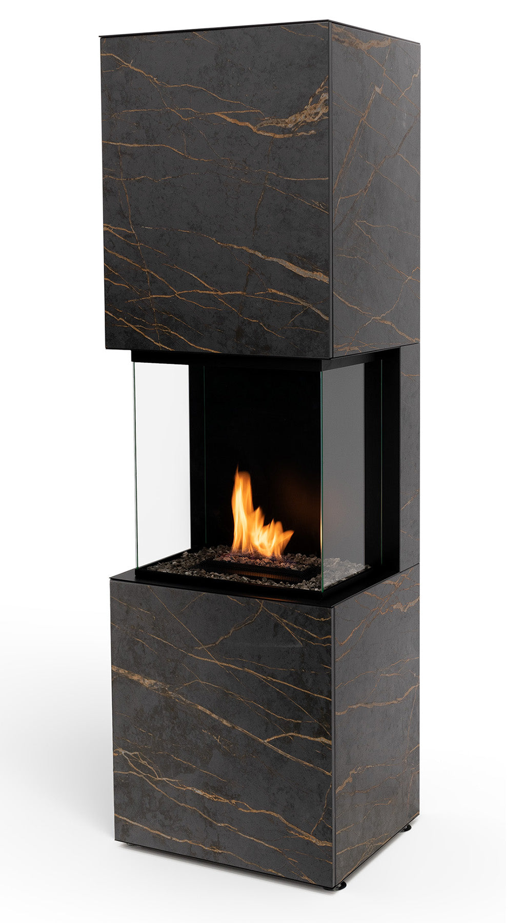 Freestanding bioethanol fireplace