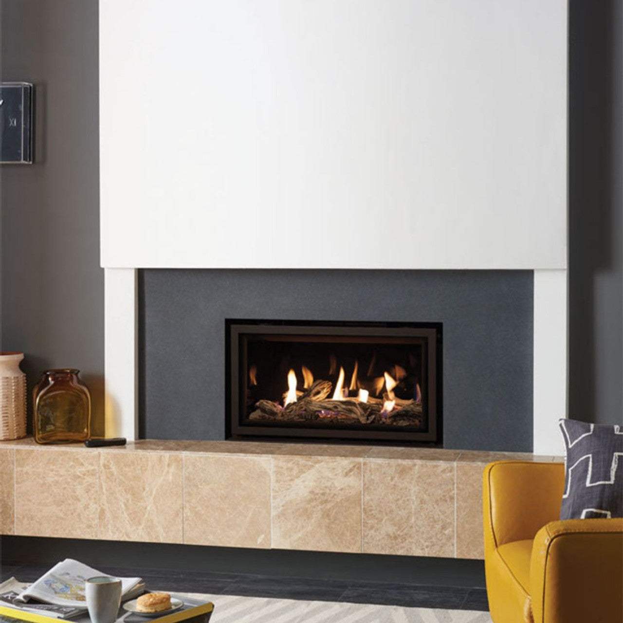Gazco Studio 1 Glass Fronted Conventional Flue Gas Fire