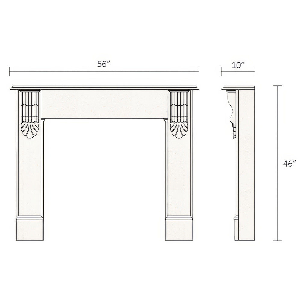 The Victorian Corbel Fireplace