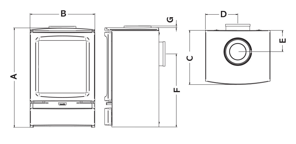 Gazco Vogue Midi Conventional Flue Gas Stove