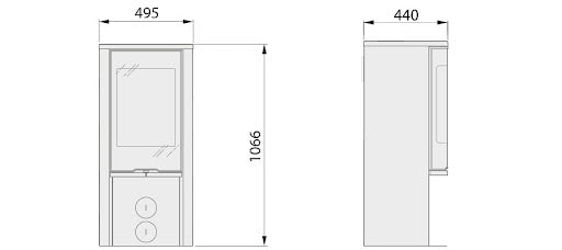 Contura 510 Style Wood Burning Stove