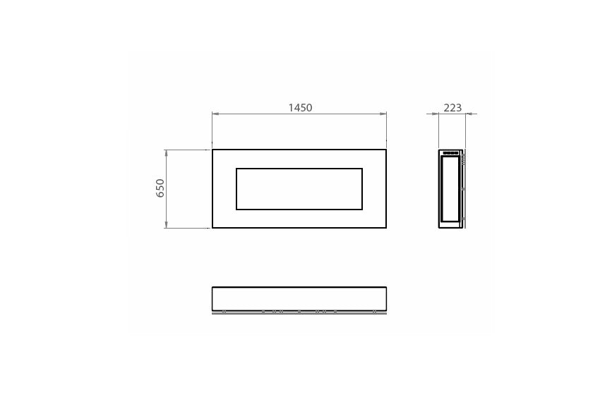 GlammFire Apollo EVOPlus Bioethanol Fire