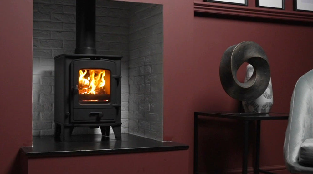 wood-burner installation