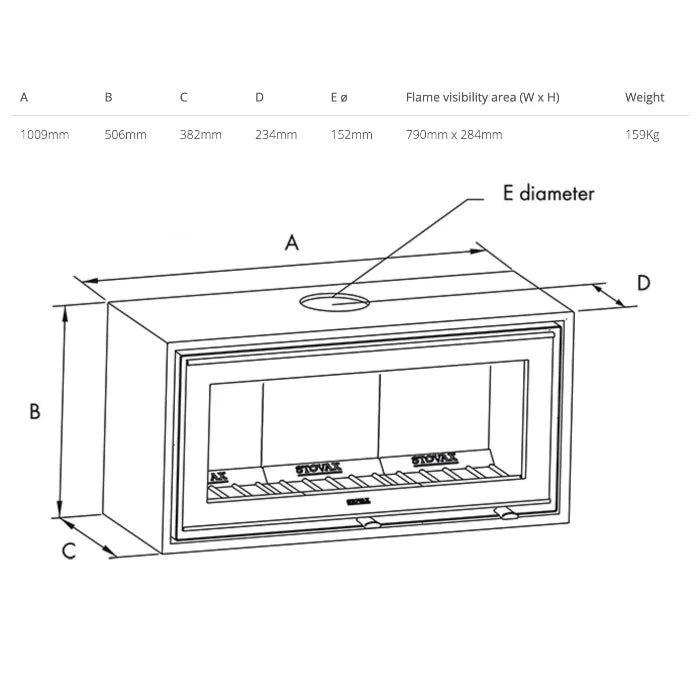 Stovax Studio Air 2 Freestanding Wood Burning Stove