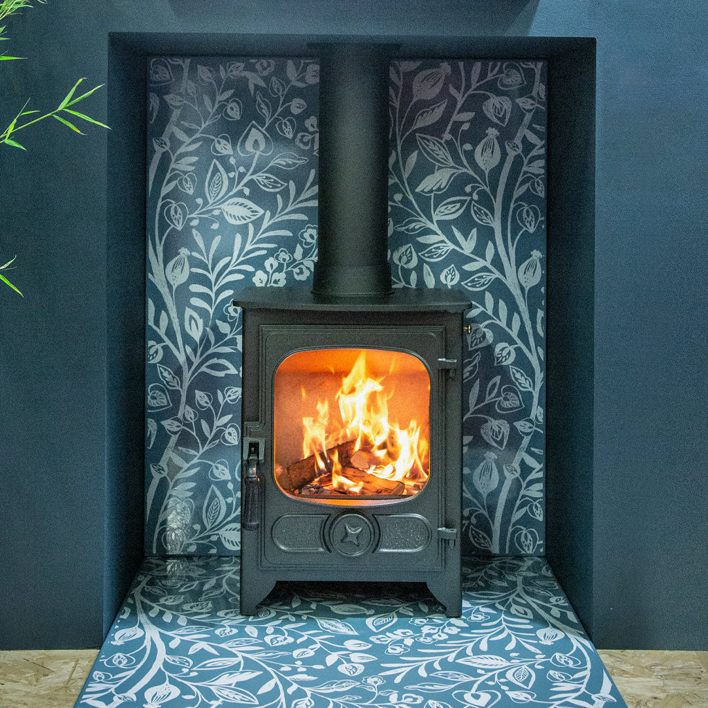 Charnwood Country 4 Blu Fireplace