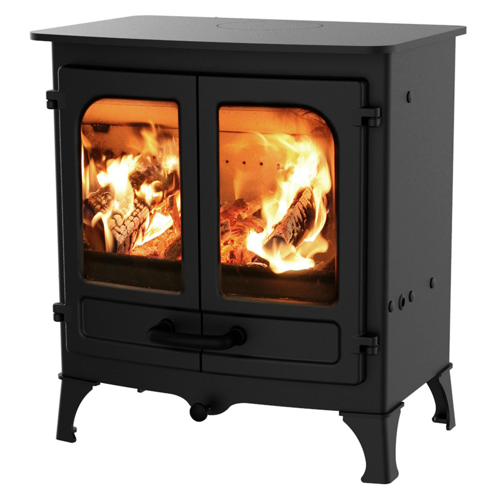 Charnwood Island I Blu Fireplace
