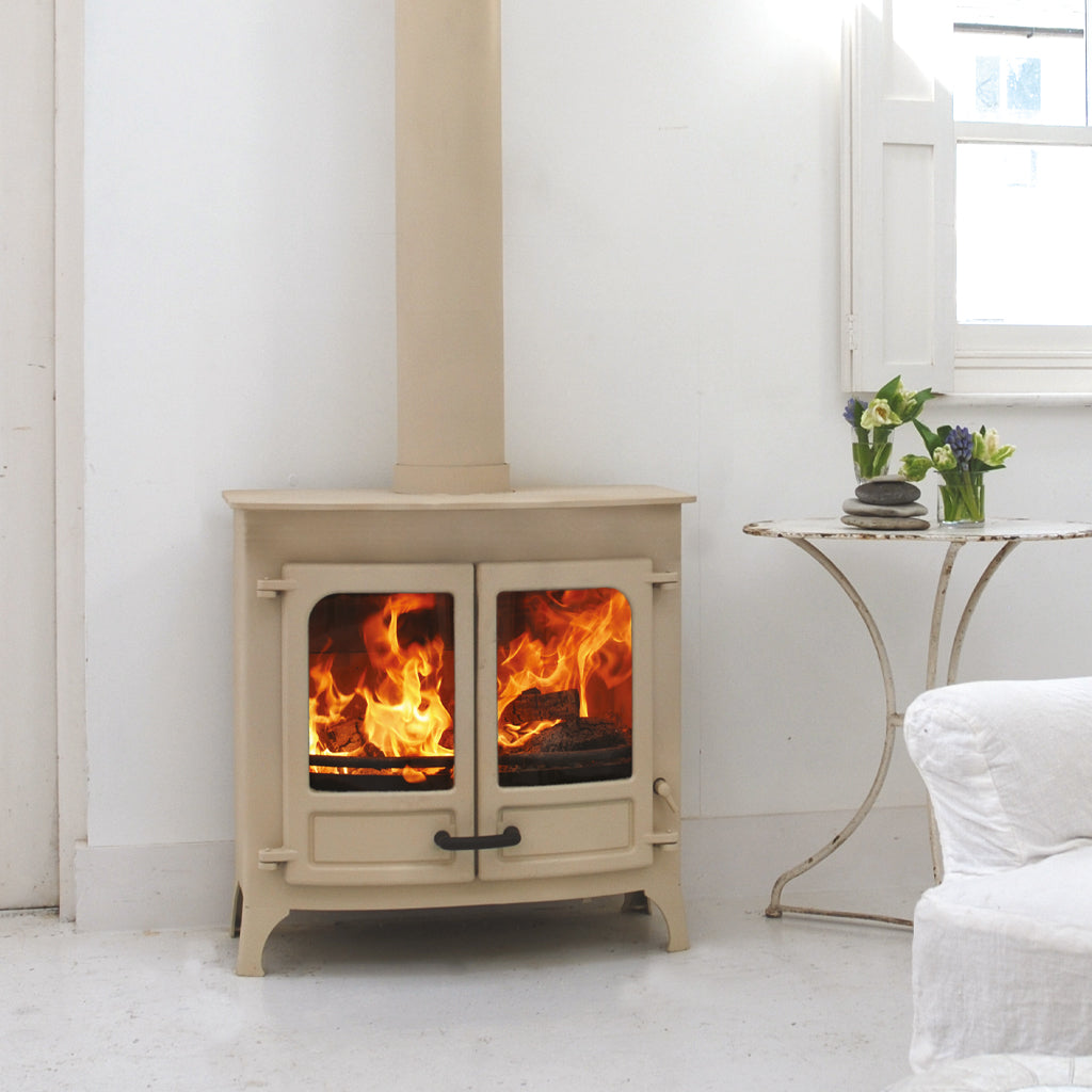 Charnwood Island III Blu Fireplace