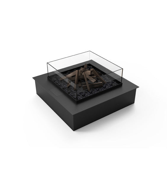 Gloss Fire Dalex Quadrat Bioethanol Fire