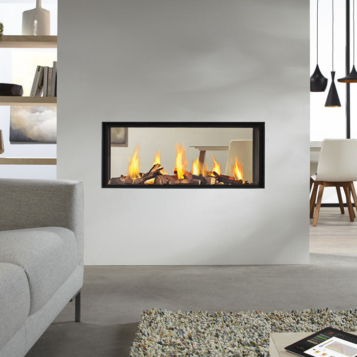 DRU Metro 100XT Tunnel Eco Wave Balanced Flue Gas Fire