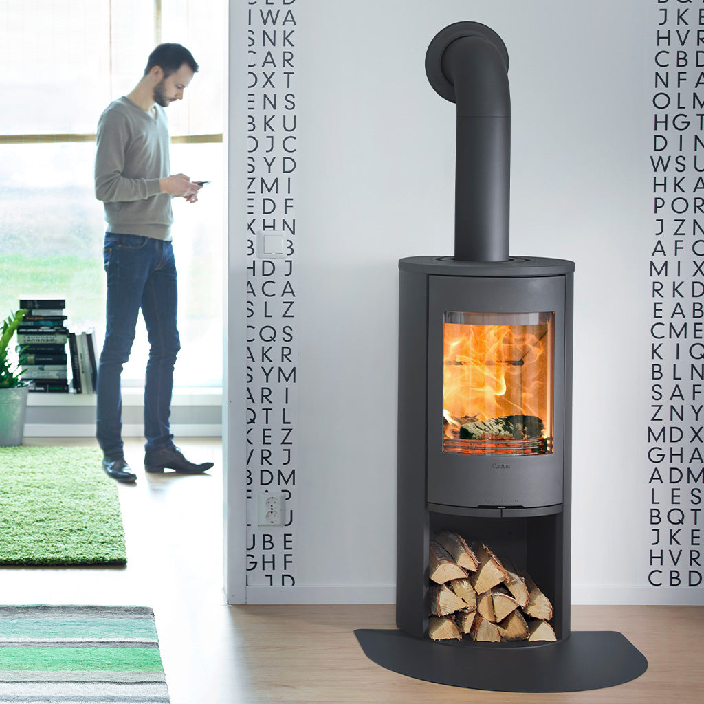  Contura 510 Fireplace ["Contemporary wood-burner","wood burning stove"]