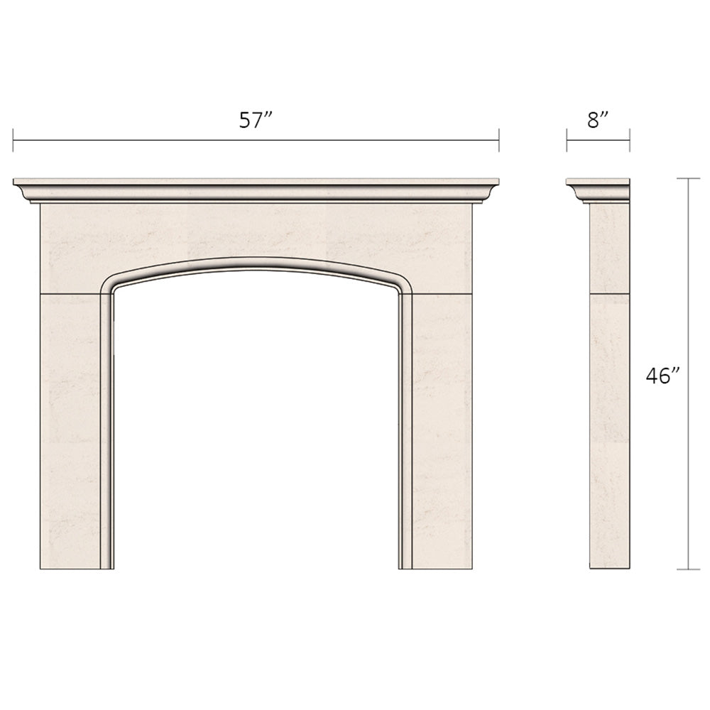 The Cotswold Limestone Fireplace
