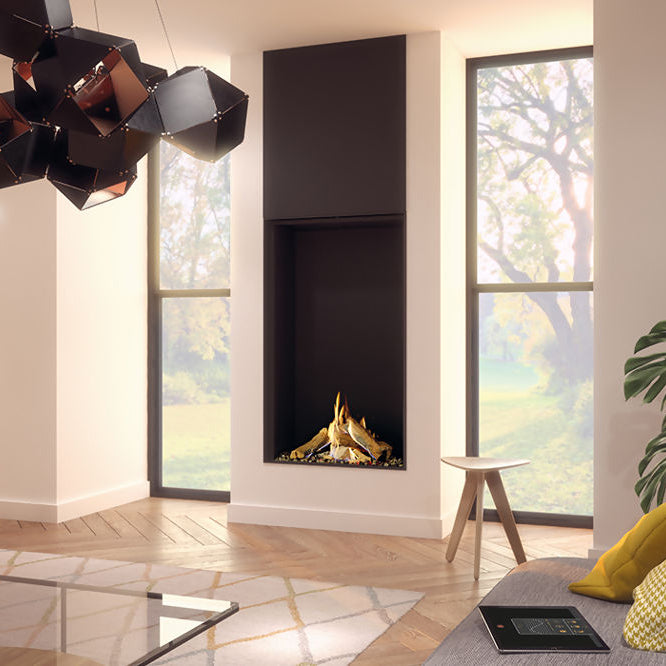 Dru Maestro 75 Tall Eco Wave Built in Gas Fire