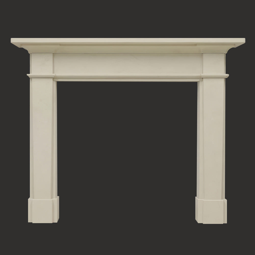 The Epsom Rosal Limestone Fireplace