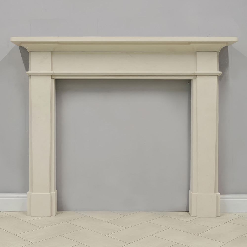 The Epsom Rosal Limestone Fireplace