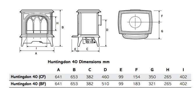 Gazco Huntingdon 40 Gas Stove