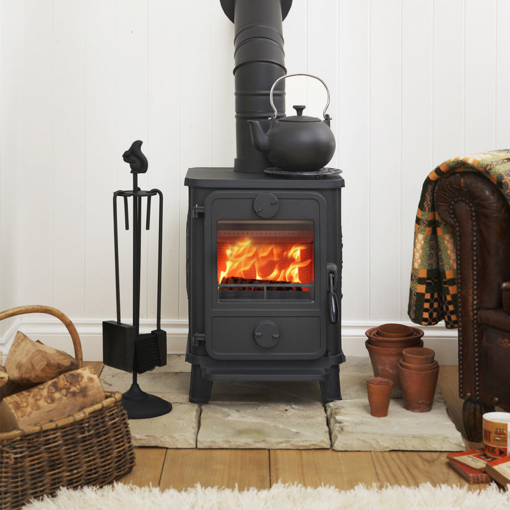 Morso 1412 Log Burner And Flexible Flue Installed Package