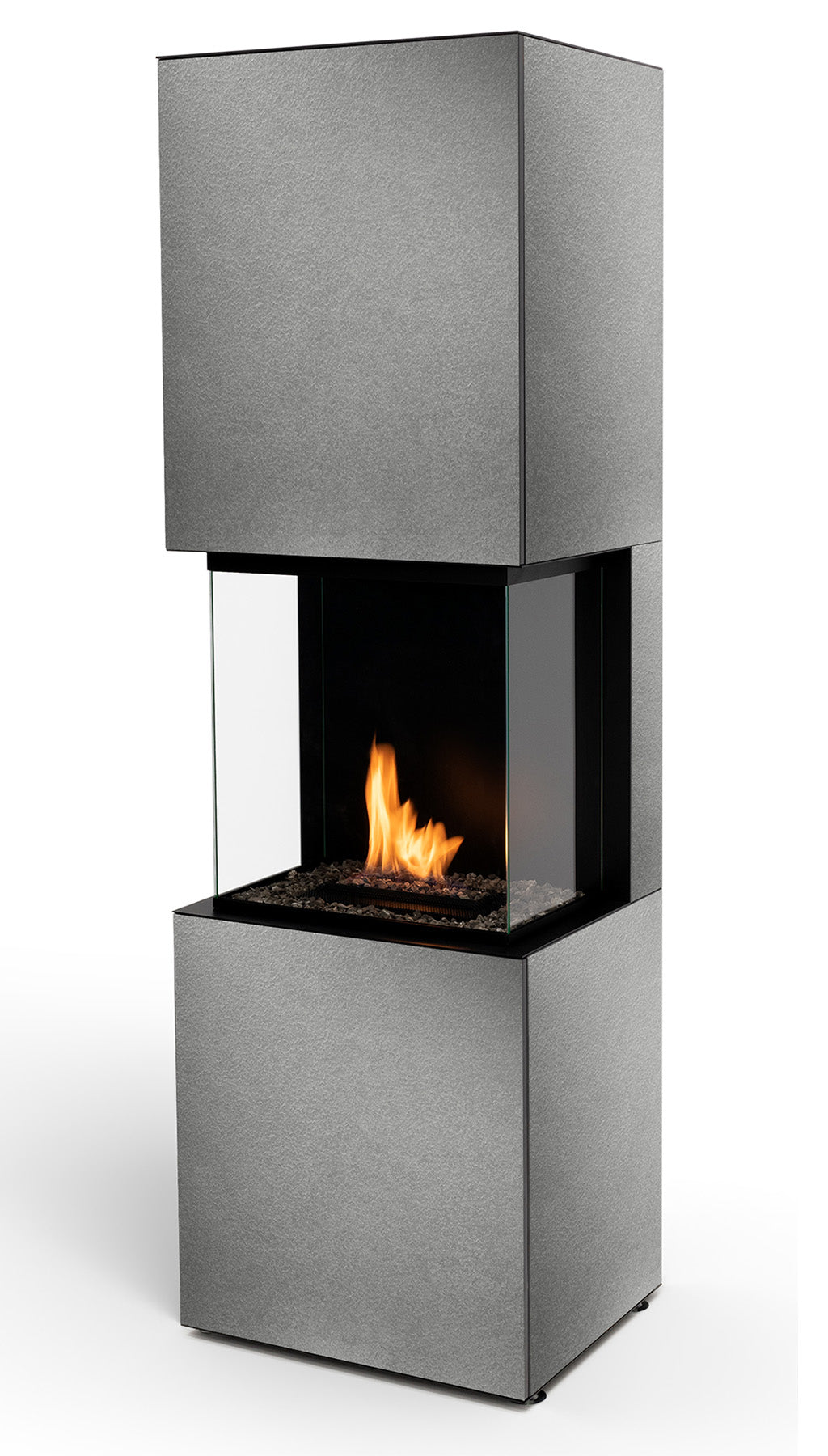 Freestanding bioethanol fireplace