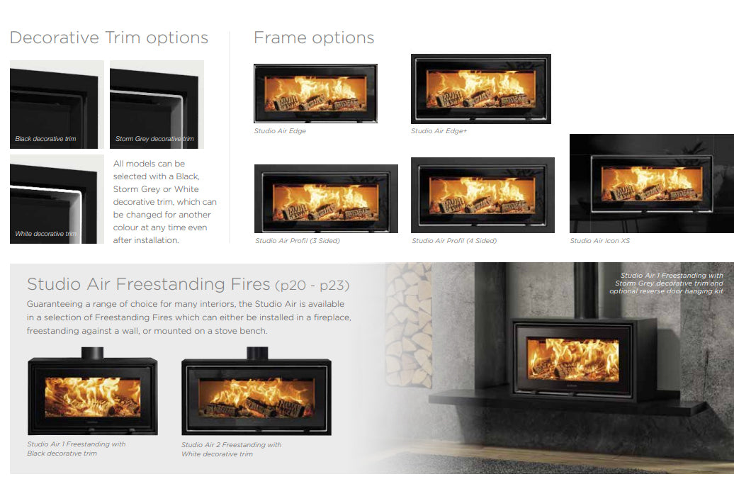 Stovax Studio Air 1 Cassette Wood Burning Stove