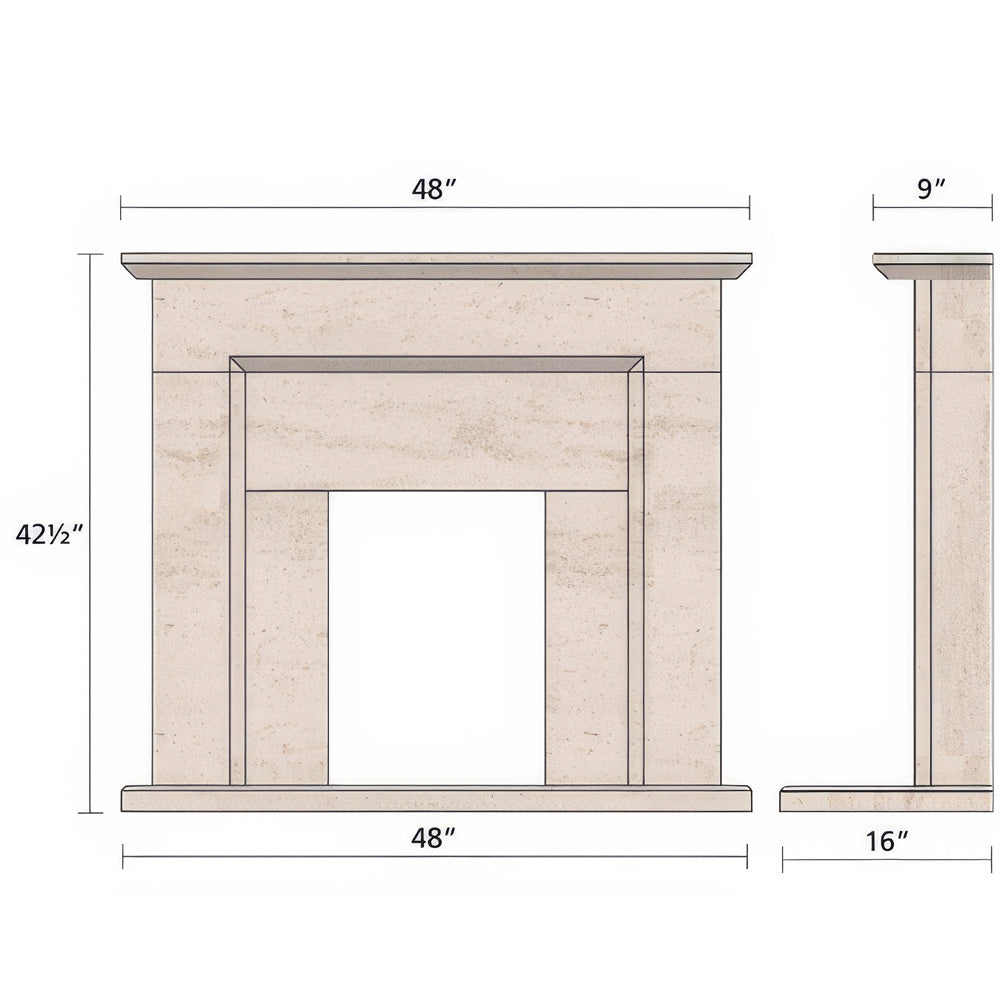 The Sutton Limestone Fireplace