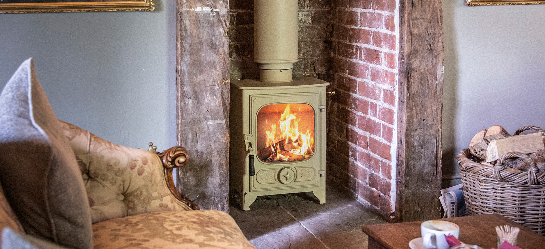 Traditional wood-burning stoves