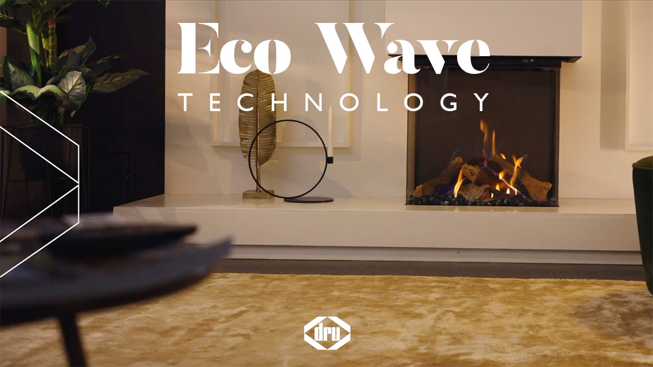 Gas fire Eco-Wave technology