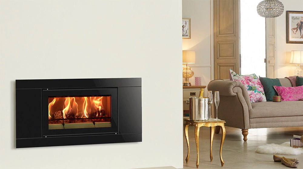 wood-burning stove installation